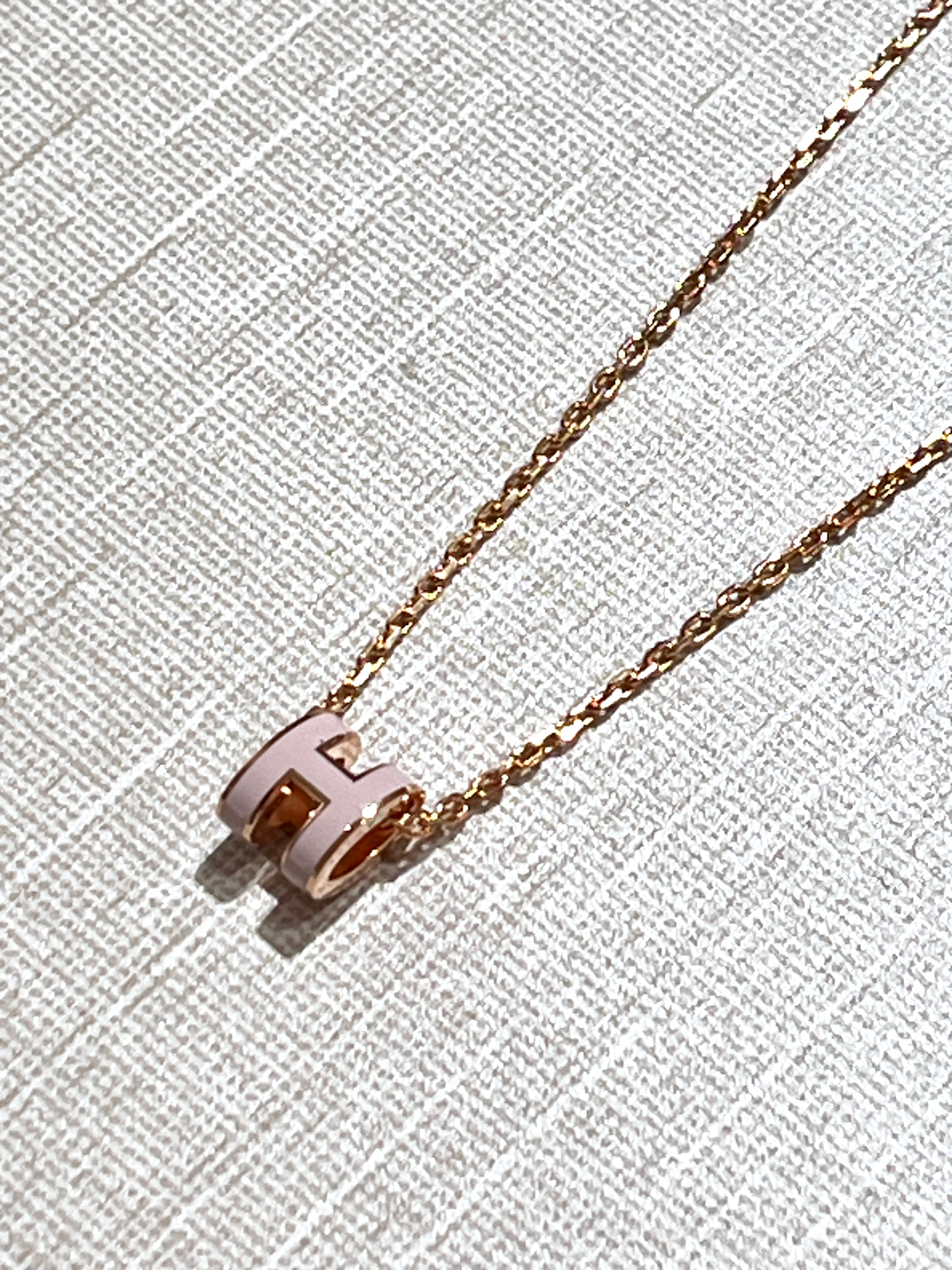 [New] Hermès Mini Pop H Pendant Poudre Rosegold