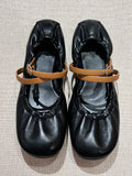 [New] Hermès Jolly Ballet Flat Noir/Naturel 37