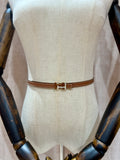 [Preloved] Hermès 13mm Reversible Belt Gold/Nata Swift/Epsom 70 H Au Carre Gold Buckle
