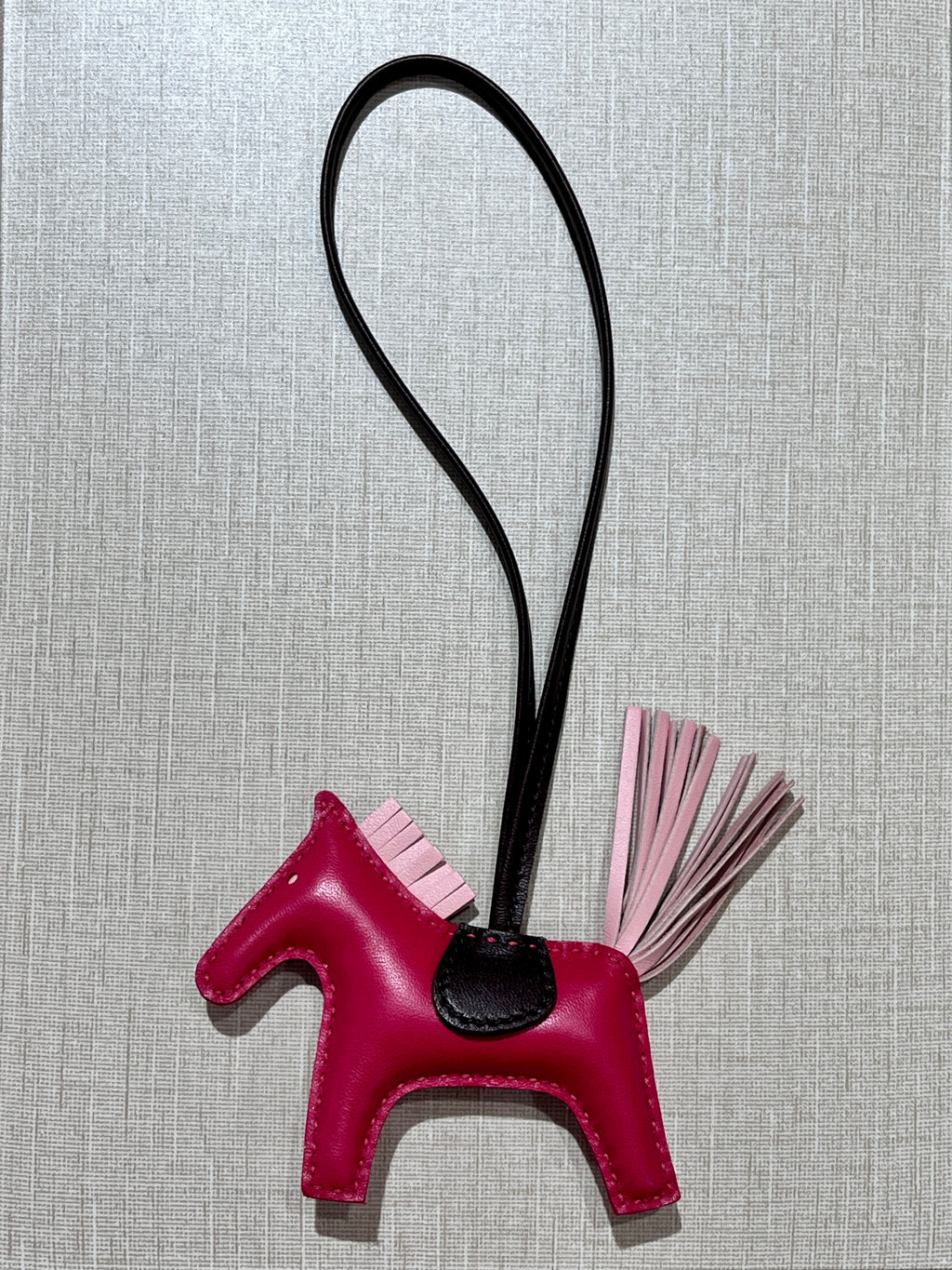 [New] Hermès Rodeo Framboise/Sakura/Rouge Sellier PM