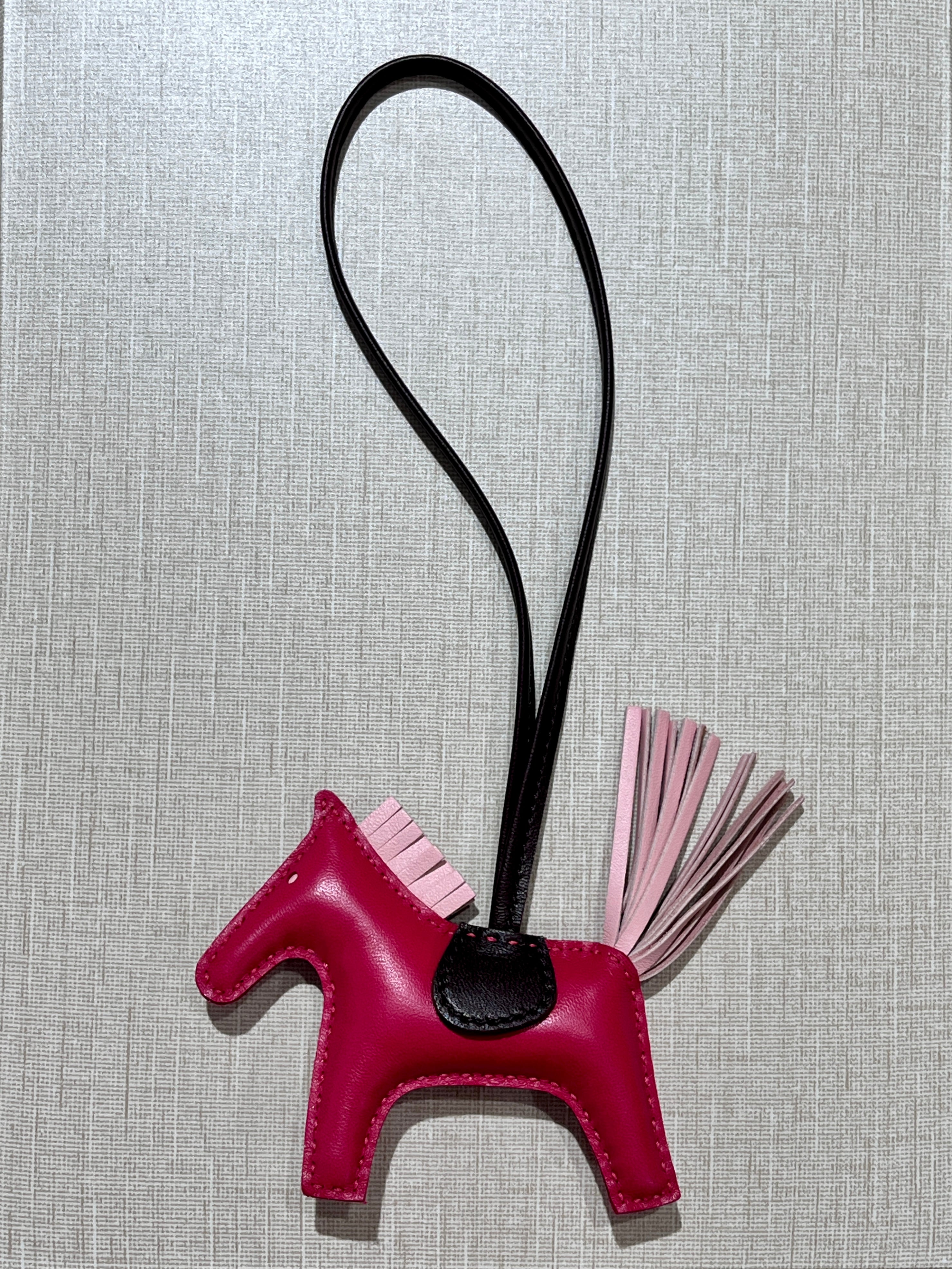 [New] Hermès Rodeo Framboise/Sakura/Rouge Sellier PM