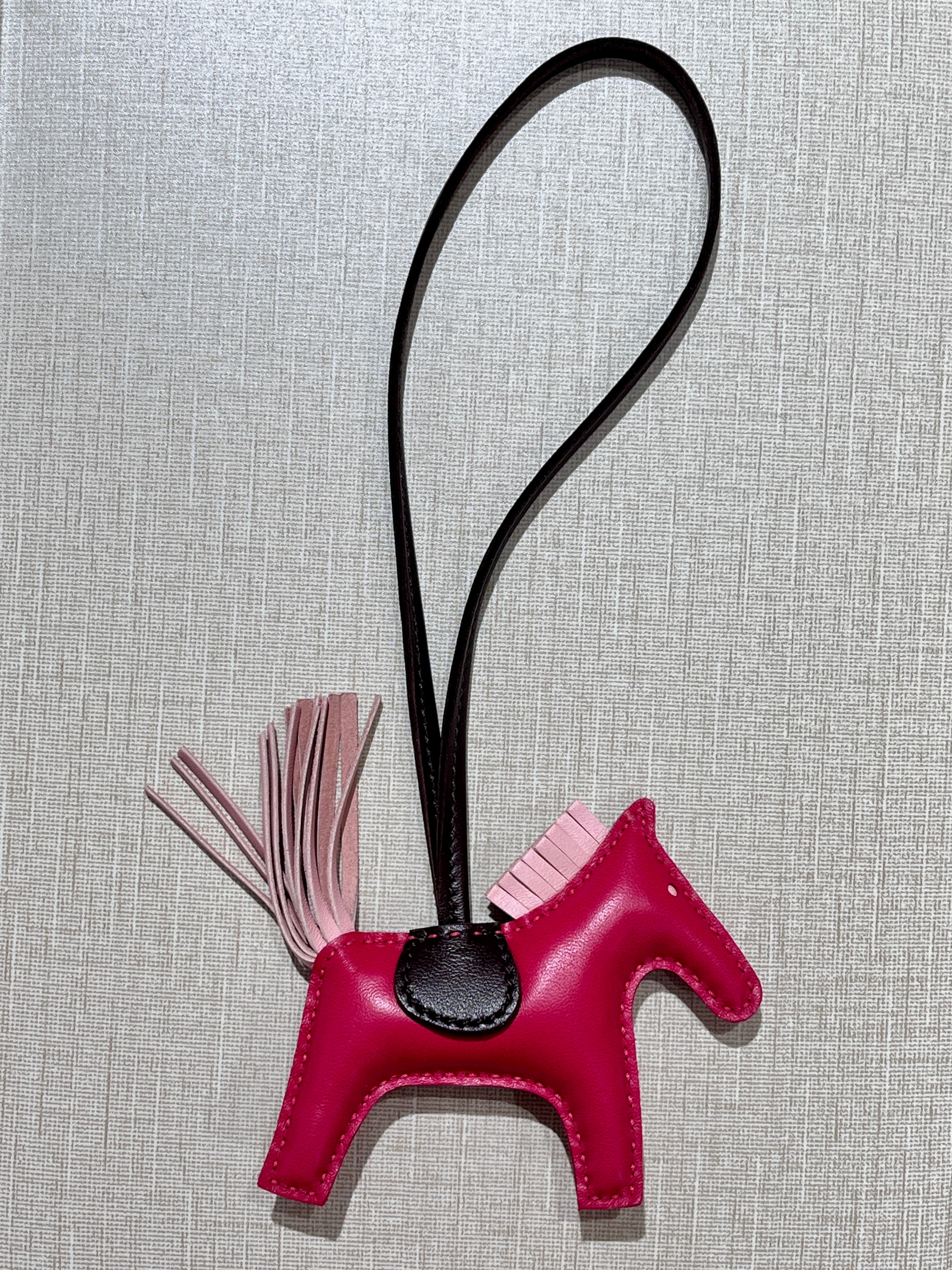 [New] Hermès Rodeo Framboise/Sakura/Rouge Sellier PM