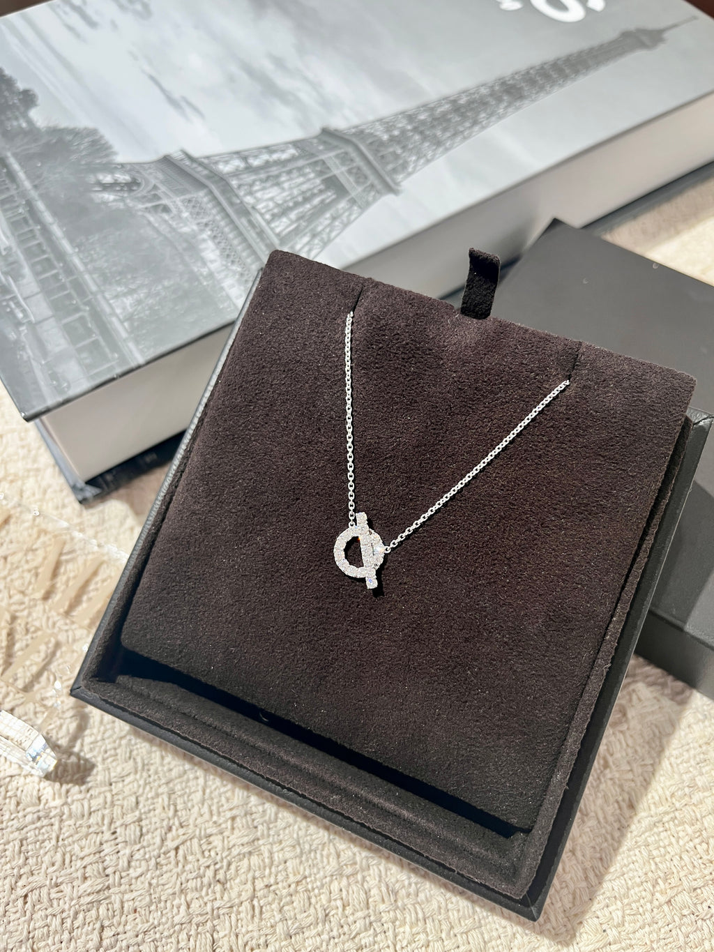 [New] Hermès Finesse Pendant White Gold