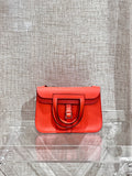[Preloved] Hermès Halzan 25 Rose Texas TC CK