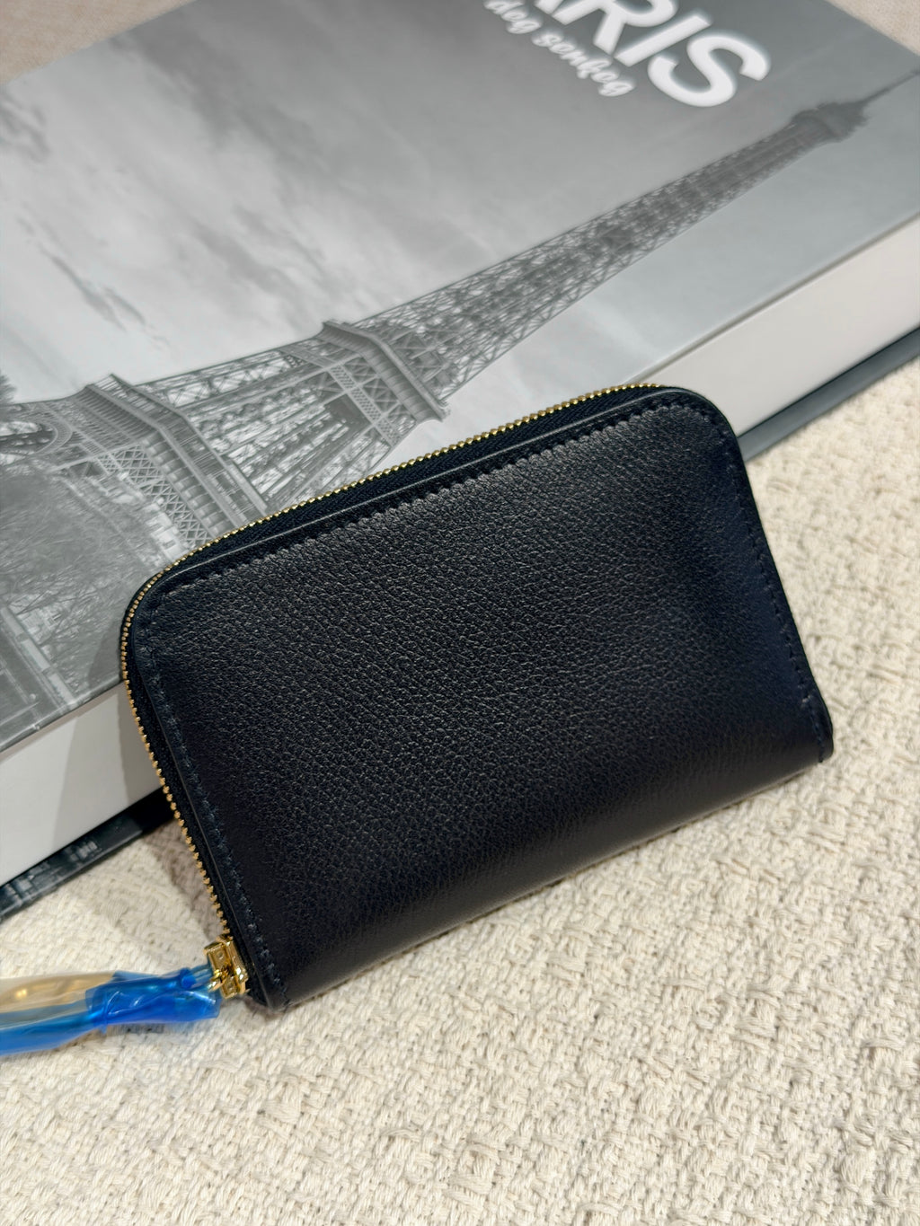 [New] Hermès Zipengo Compact Chaine d' Ancre Black Evercolor CC